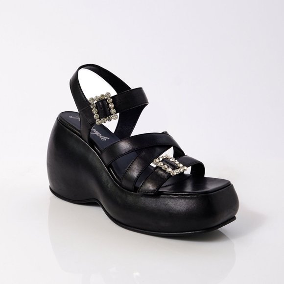 Free People Shoes - FREE PEOPLE Brooklyn Platform Heels / Black
